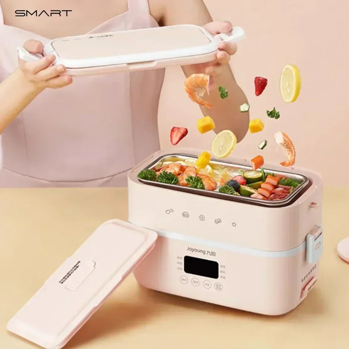 Electric Heating Lunch Box - Plug-In & Keep Warm. Office Worker Lunch Box. Office Artifact. Stylish & Functional.