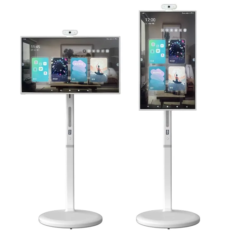 

27-дюймовый портативный ЖК-телевизор с сенсорным экраном, перезаряжаемой батареей, беспроводной связью, Android, для использования в помещениях, ресторанах, отелях, цифровой рекламный дисплей для баров
