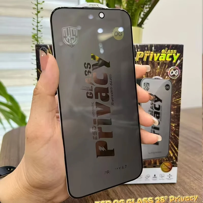

OG ESD 28° Privacy Tempered Glass For Samsung S25 Ultra S24 FE S23 S22 S21 A56 A54 A35 A55 A52 A16 A26 A36 A25 Screen Protector