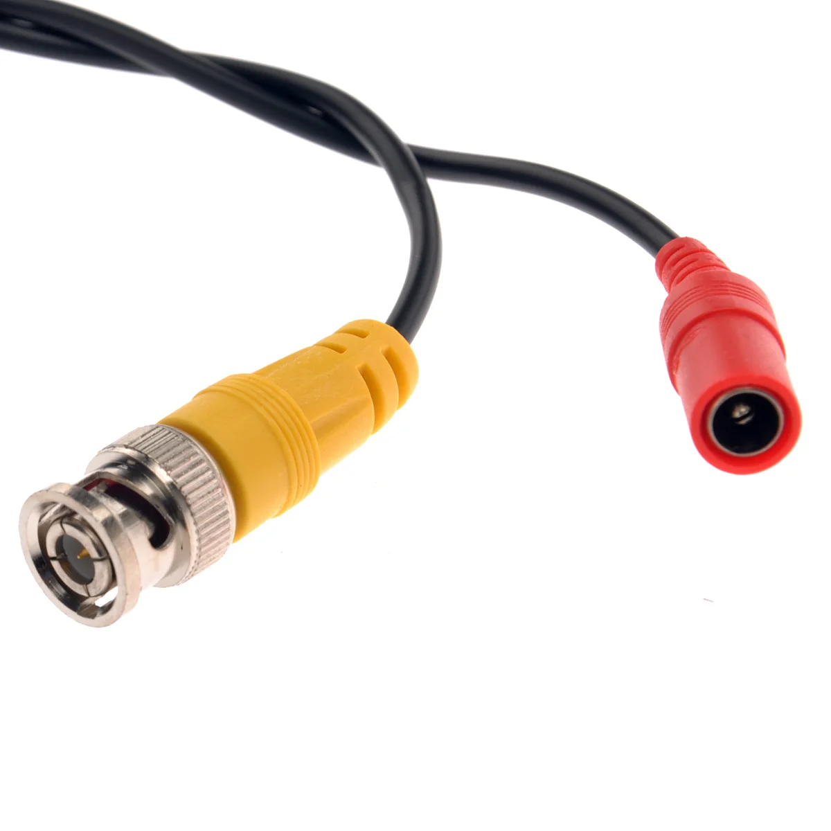 

10M Black Dc Extension Cctv Camera Durable Plastic Metal Copper Wire Fully Shielded 20 Awg For Commercial Residential Use