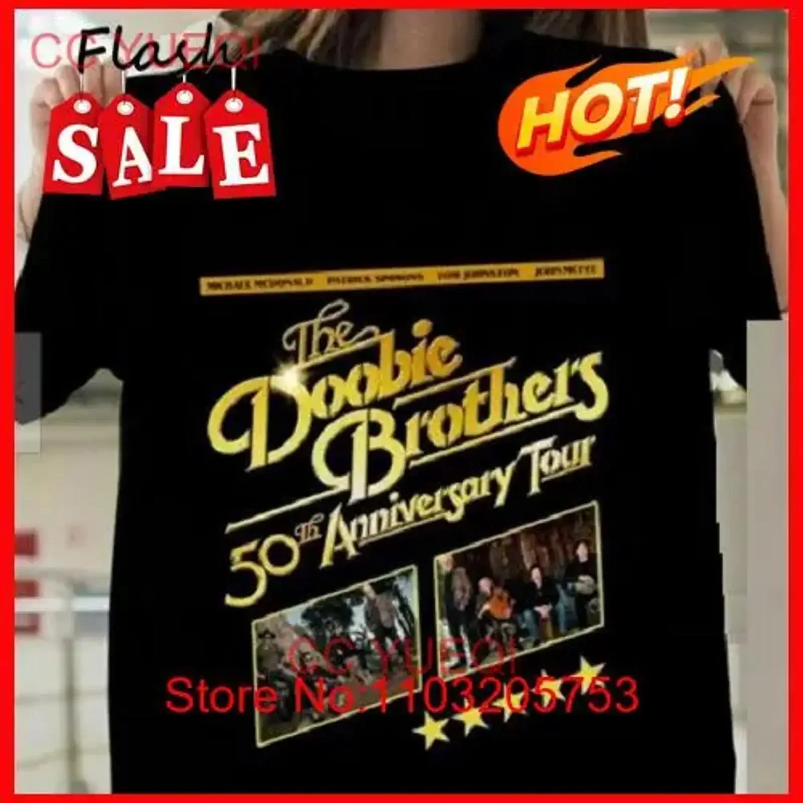 

Футболка Doobie Brothers на 50-летие, хлопок, S 5XL, DSP26, винтажная, унисекс, удобная, универсальная, слегка с рисунком