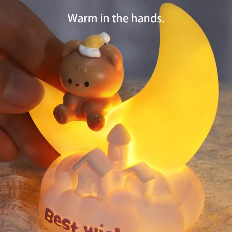 Star Light Decorative Easy To Use Easy To Carry Multi-functional Desktop Decoration Magnetic Base Home Decoration Clap The Lamp