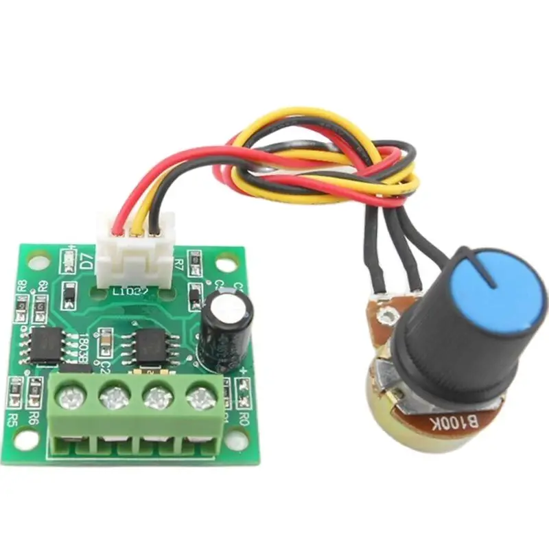 PWM DC 모터 레귤레이터 저전압 1.8v 3v 5v 6v 12v 모터 드라이버 속도 컨트롤러 모듈 전류 제어 출력 0-2A DIY 공급
