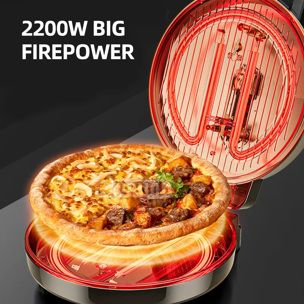 Doppelseitige Grill-Backform aus Edelstahl mit Temperaturregelung, Heizung, Pfannkuchenmaschine