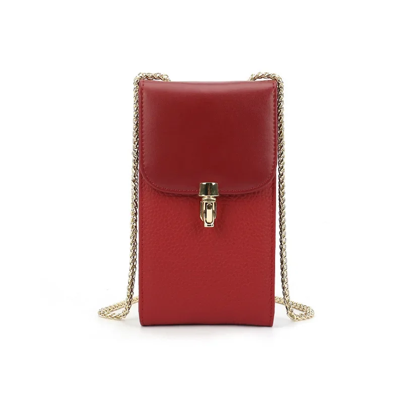 2023 Small Square Fashion Shoulder Bags for Women Flap Crossbody Chain Bag Leather Purse Female Messenger Handbags Phone Wallet