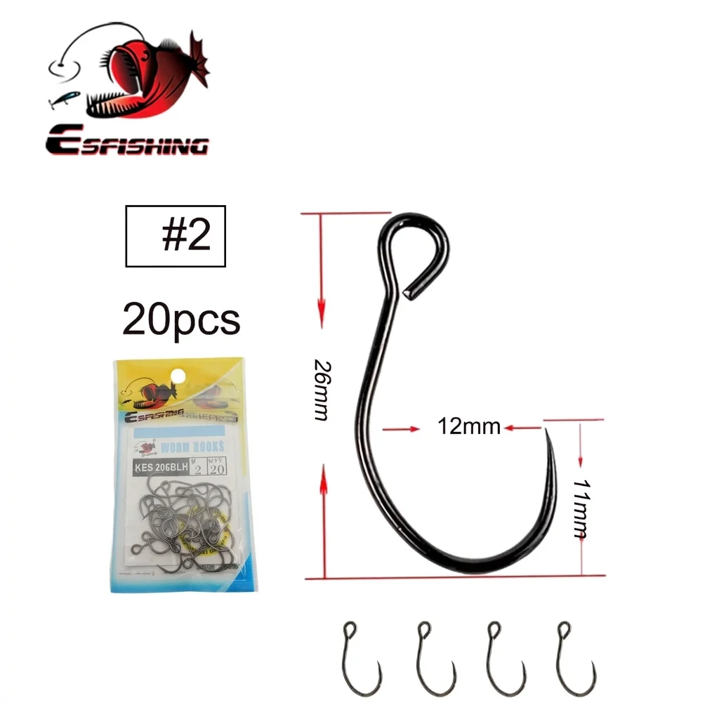 KESFISHING Weerhaak Vishaak Ko - Fishing Hook Size recensie en prijs
