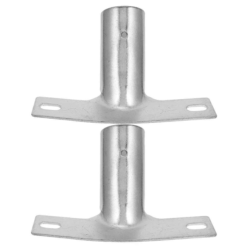 

2Pcs Floor Brush Parts Broom Handle Bracket Threaded Adapter for Mop Broom Paint Pole Extension Hardware Tip Repair Rod Strong