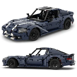 NEW Dodge Viper GTS Coupe Racing Sports Car Model Building Blocks DIY Vehicle Speed Champion Racer Bricks Toy Gift Boys 42154-B