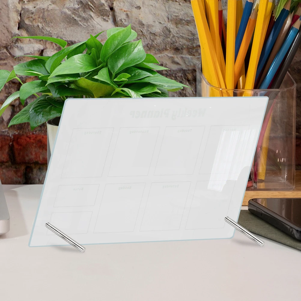 

Creative Acrylic Memo Transparent Writing Message Note For Home Office School Use Erasable Design Household Planning