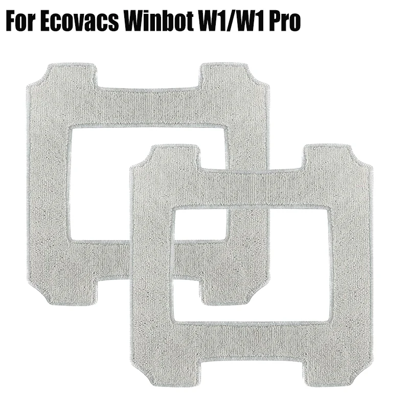 Tampons de vadrouille à vapeur en microfibre lavables, accessoires de remplacement pour Ecovacs Winbot W1/W1 Pro/W2/W2 Omni, Robots de nettoyage de vitres