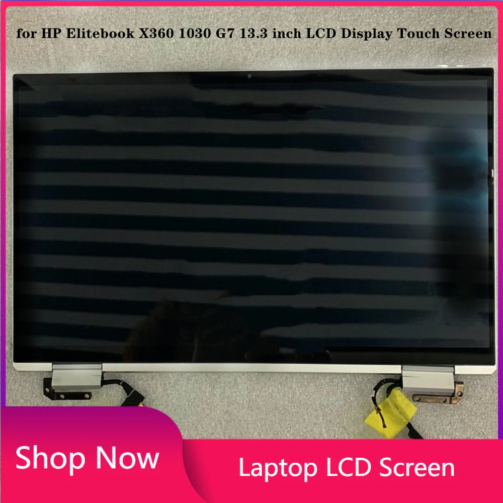 

13.3 inch for HP Elitebook X360 1030 G7 LCD Display Touch Screen Complete Assembly Upper Part Hinge up FHD 1920x1080