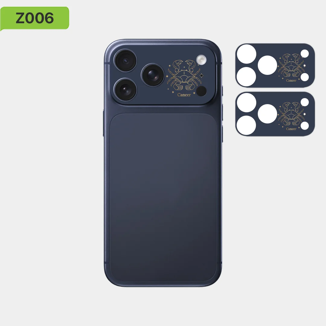 

12 созвездий, наклейка на кожу для камеры на заказ для iPhone 17 Pro/17 Pro Max, защитная пленка от царапин