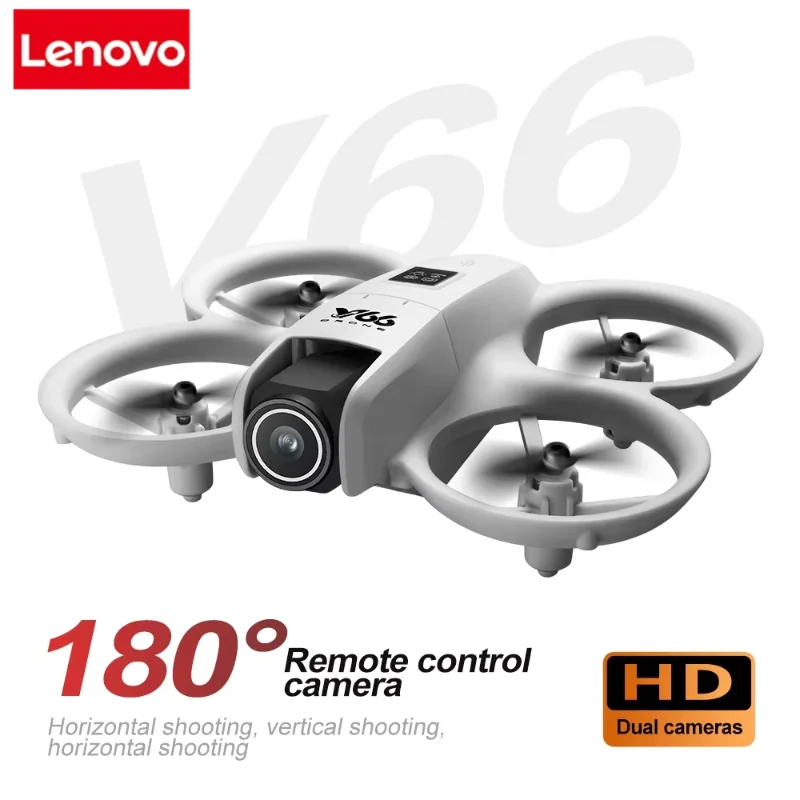 Lenovo V66 Mini GPS RC Aerial Drone 8KHD Professinal Wide Camera Foldable Intelligent Obstacle Avoidance Brushless Motor Drones