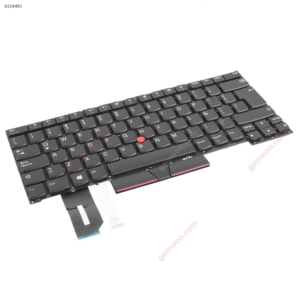 LA Laptop Keyboard for IBM Thinkpad T490S L490 E490 Black with Point Stick