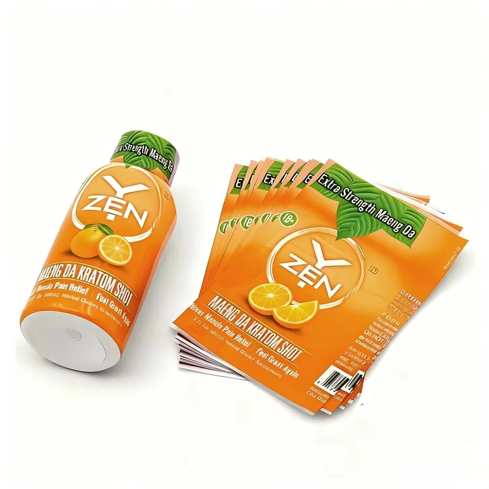 ملصقات مخصصة للأكمام المنكمشة بالحرارة PVC/PET | طباعة تغليف الزجاجات لتغليف المياه والعصير والنبيذ والمشروبات #3