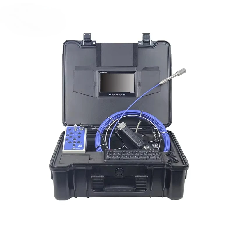 

Industrial 23MM Head HD 7'' Monitor Chimney Inspection Camera Pipe Locator With Pipeline Plumbing Camera