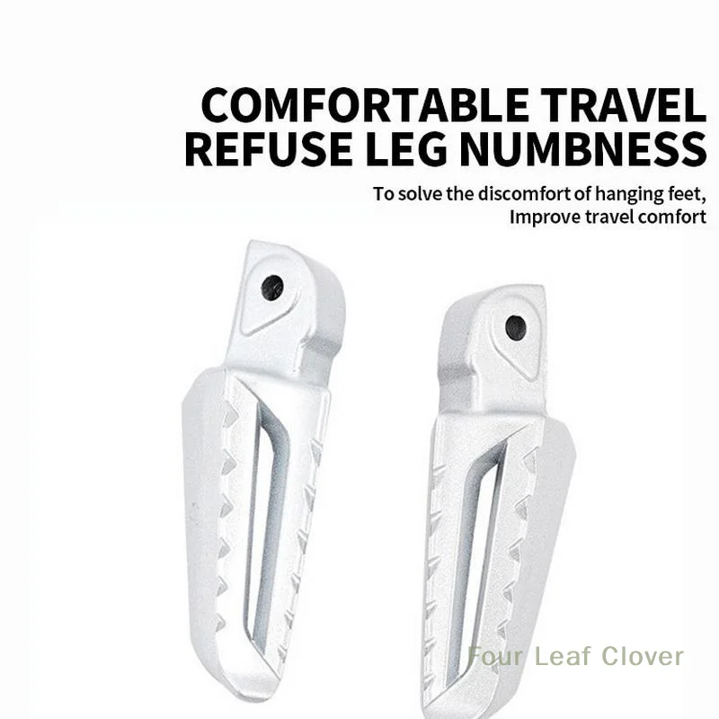 1 par de pedales Kara, pedales plegables para pisar el asiento trasero, adecuados para accesorios de modificación de motocicleta eléctrica