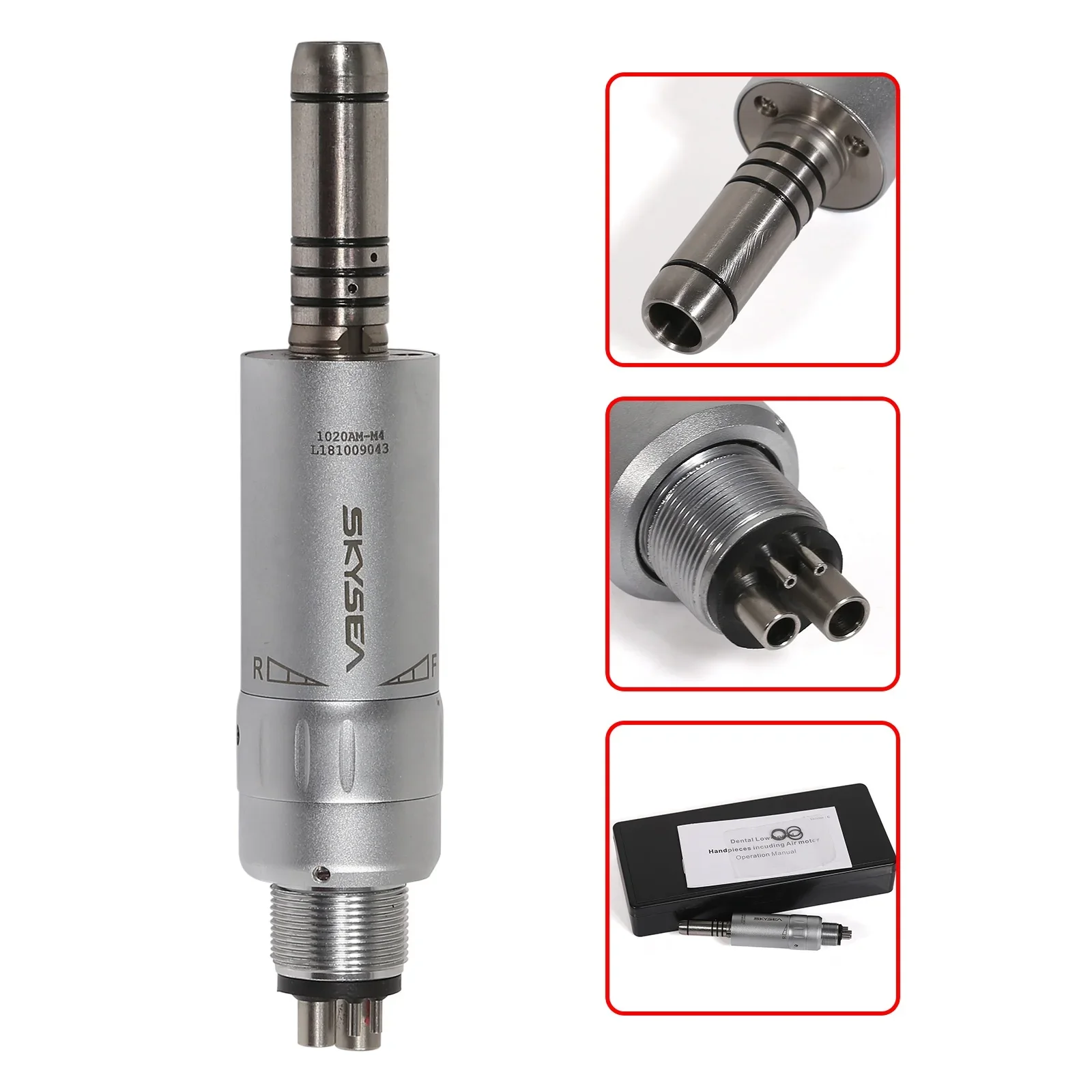 Hot Selling! Den tal Air Motor 4 holes Slow Low Speed Handpiece EI4 inner water Fit K-a-V-0