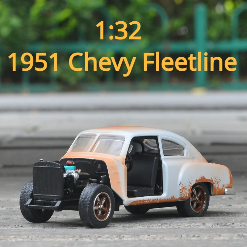 

1:32 Форсаж 1951 Chevy Fleetline автобус автомобиль из сплава металлическая литая классическая модель коллекционные игрушки для детей подарок J69