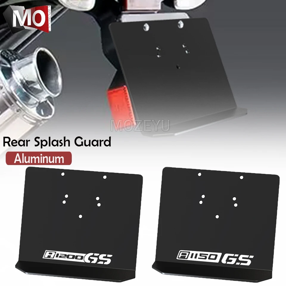 R1200GS Motorcycle Fender License Plate Rear Splash Guard Number