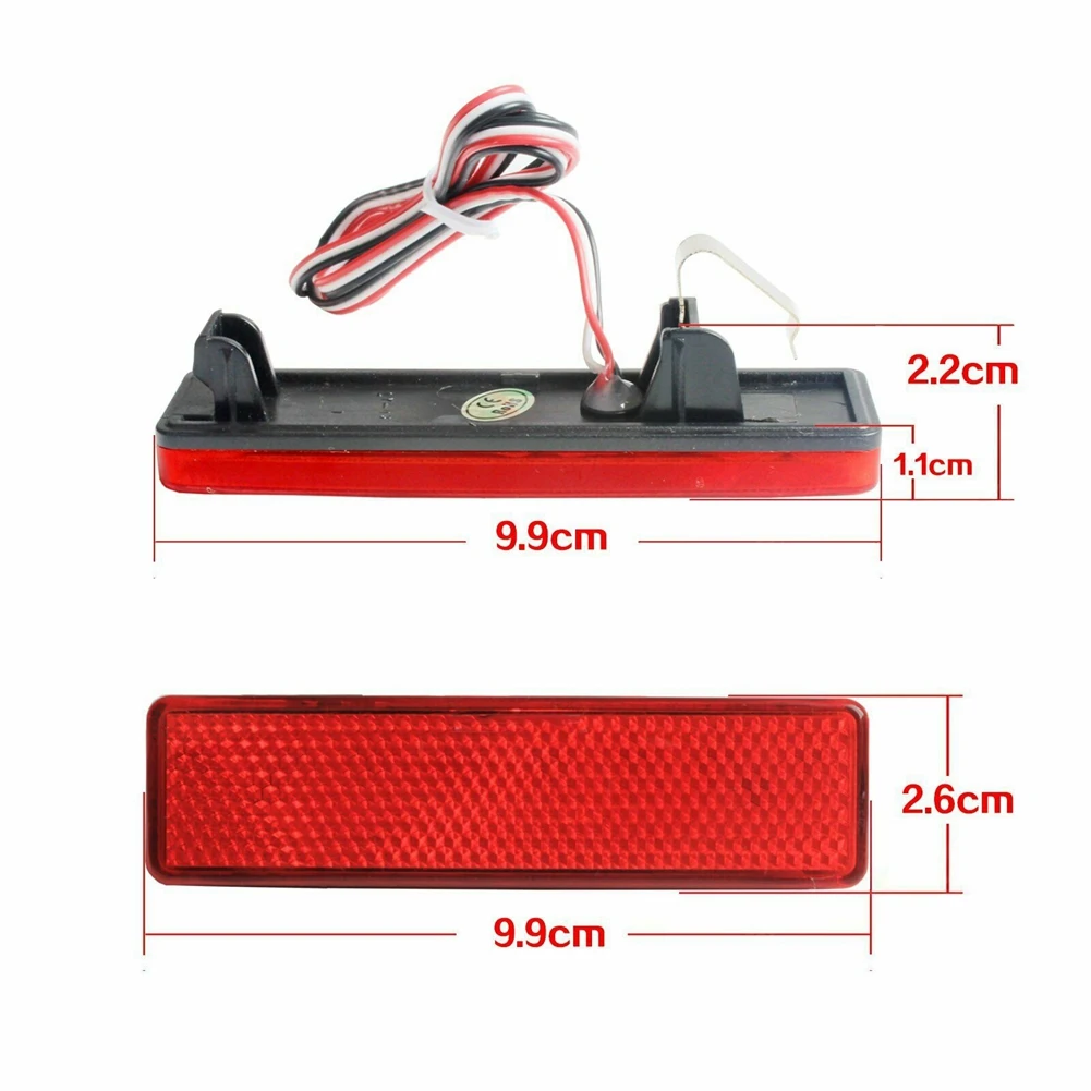 Hot  Bumper Reflector Light Brake Lamp for Renault Trafic Master for Nissan Primastar for Opel Vauxhall