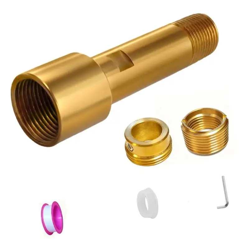 Wandmontage-Badewannen-Auslaufadapter, rostbeständiger Messing-Wannenauslauf-Anschluss, schwerer Messing-Wannenauslauf-Adapter – Detail 10