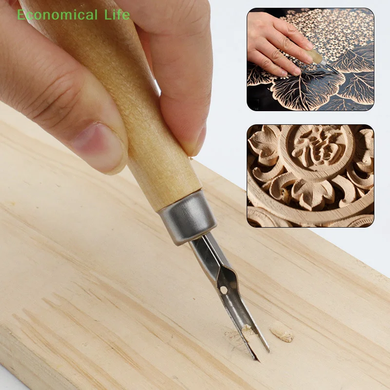 Printmaking Carving Tools Set With 5 Blade DIY Lino Block Cutting Stamp Carving Tool Accessories Art Sculpture Supplies