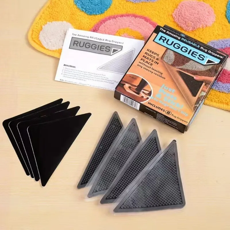 Carpet Anti Slip Sticker Triangular Patch Household Anti Slip Mat Floor Mat Anti Slip Fixed Sticker Anti Slip Artifact