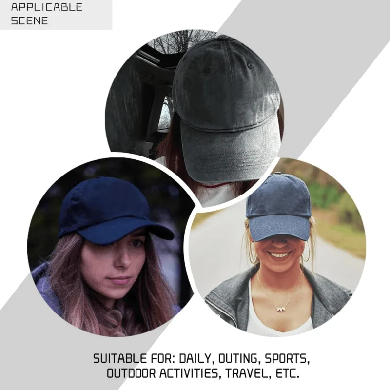 Santa Rizz The Season Hat men for Women Baseball Cap Vintage Washed Hiking Hats Adjustable