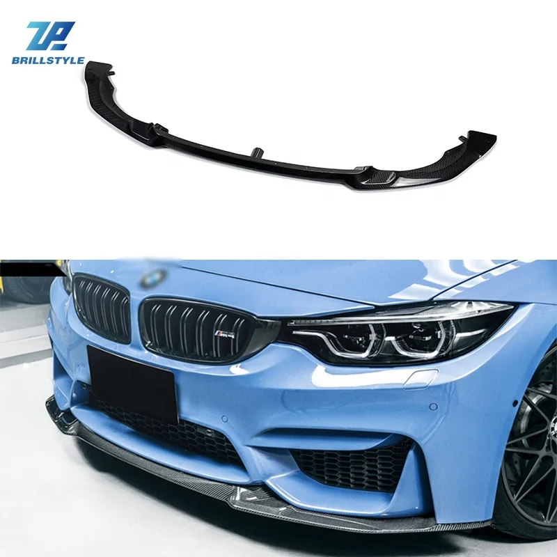 

F80 M3 F82 F83 M4 CS Style Carbon Fiber Front Bumper Lip Splitter For BMWs