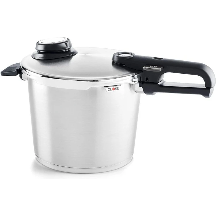 Vitavit Premium Pressure Cooker with Steamer Insert, 6.3 Quart