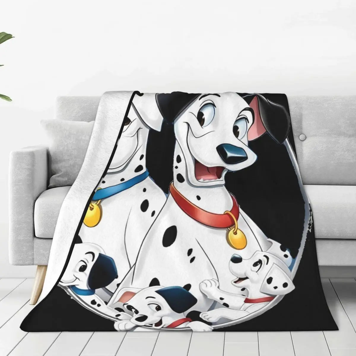 Super Soft Blankets Camping 101 Dalmatians Throw Blanket Flannel Bedspread For Living Room Comfortable Sofa Bed Cover