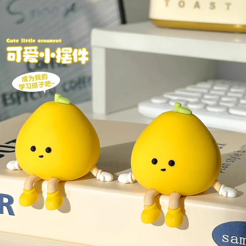 

Cute Desktop Small Ornaments 2025 New High Color Value Hanging Feet Doll Girl Bedroom Healing Decorations for Friends