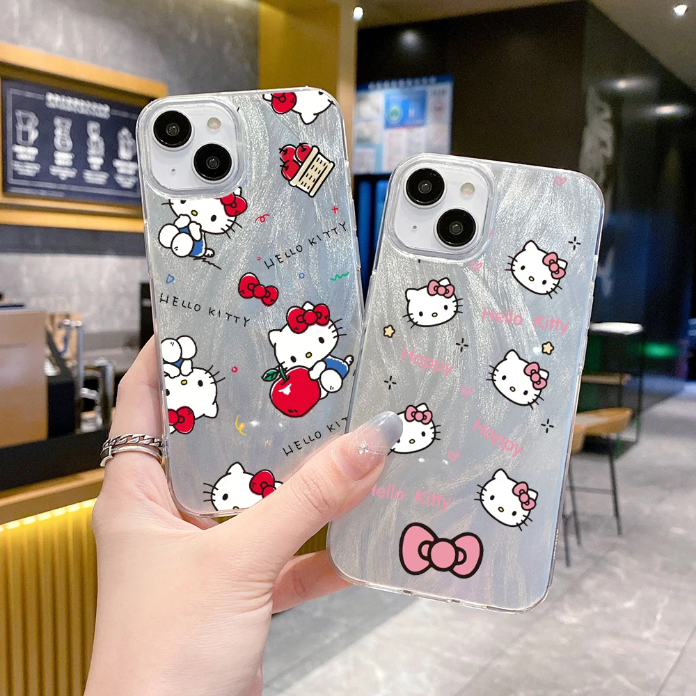 Fashionable Cat Hello Kitty Phone Case FOR VIVO V40 V30 SE V29 V27 V25 V23 E S10E U20 U10 U3X T1 T1X ZSI PRO 5G