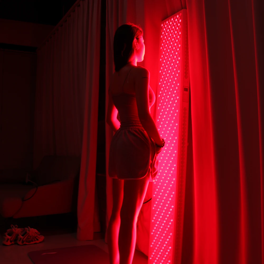 3000W 660nm 850nm Physical Heating Full Body Led Touch Panel Red Light Therapy Panel