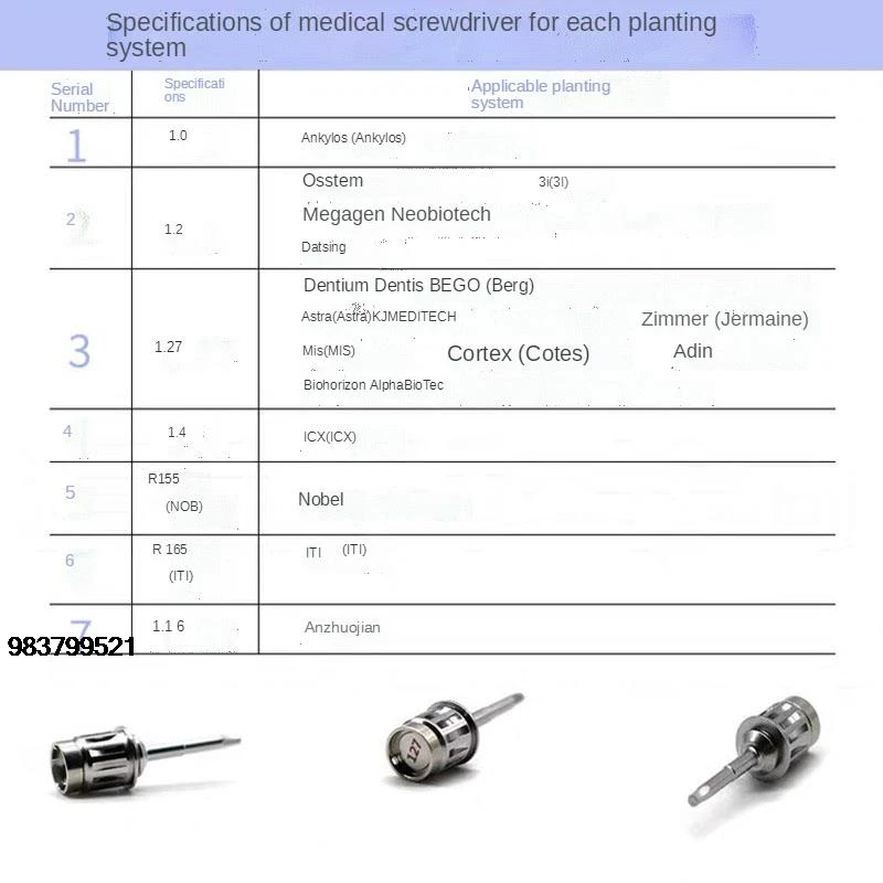 Good Price NEW Dentistry materials implant torque screwdrivers wrench repair tools instrument prosthetic whole sets for s