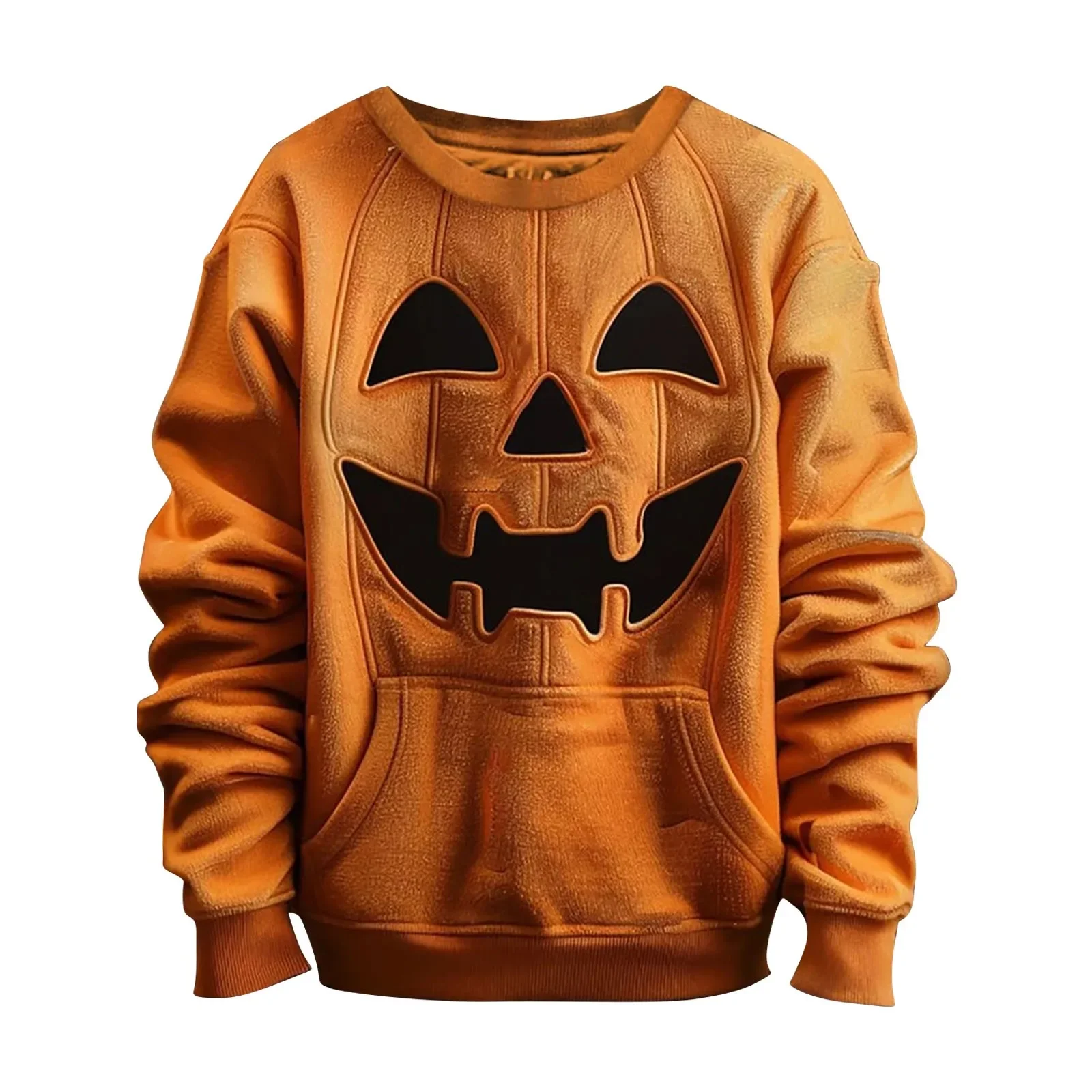 Funny Pumpkin Graphic Hoodies For Men Halloween Sweatshirt Casual Fashion Multi-Purpose Top Digital 3D Printed Hooded Sweater