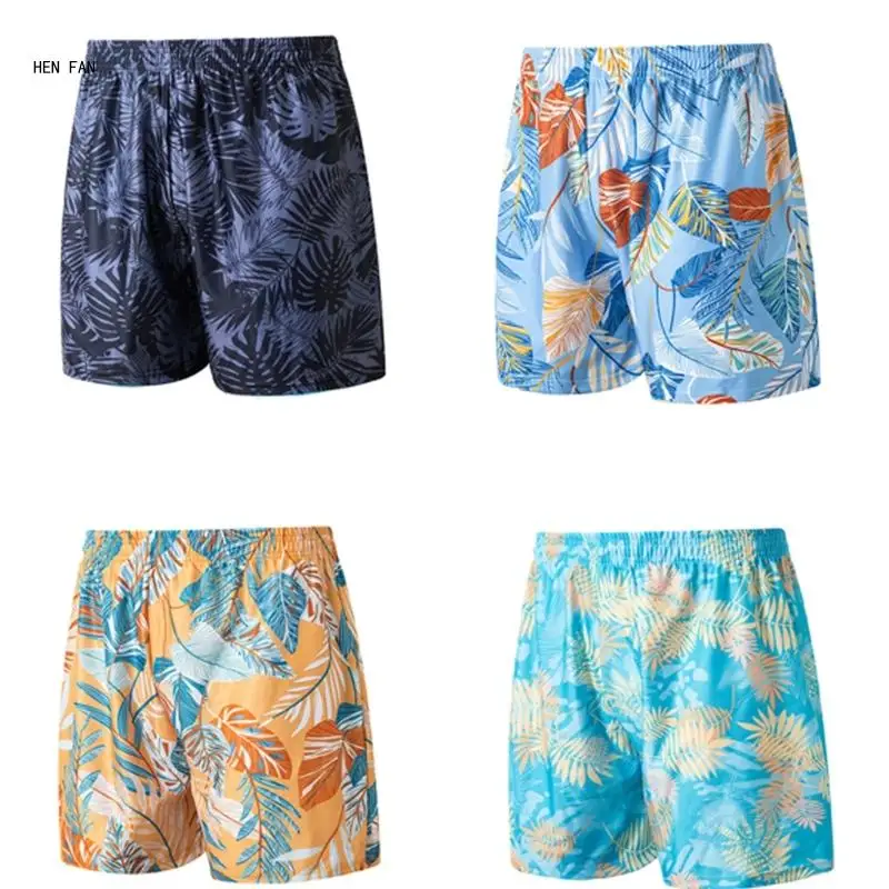 Man Swim Trunks Funny Swimwears Bathing Suit Beach Board Shorts for Fishing M89D