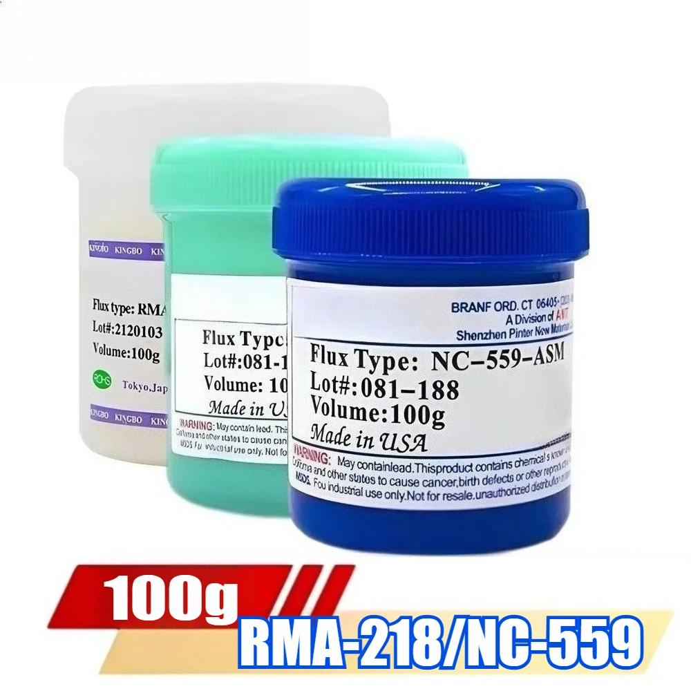 High Quality NC-559-ASM 100g Lead-Free Solder Flux Paste For SMT BGA Reballing Soldering Welding Repair Paste