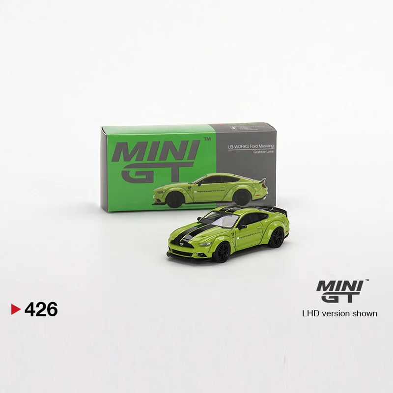 

TSM MINI GT #426 1:64 Ford Mustang widebody LB модифицированная модель автомобиля из литого сплава