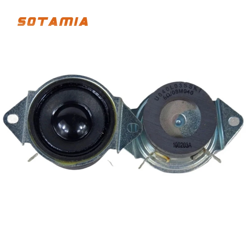 SOTAMIA 2 uds 1,5 pulgadas Mini Tweeter altavoz de Audio 6 Ohm 10W altavoz de agudos en ángulo DIY sonido música altavoz de cine en casa