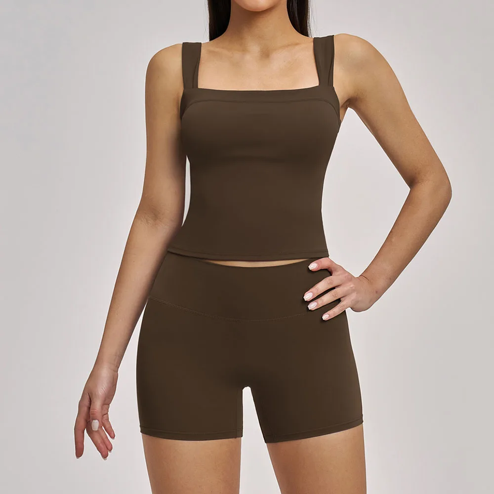 

Женский комплект для йоги из 2 предметов: сексуальный укороченный топ для фитнеса и велоспорта, амортизирующие топы для спортзала, спортивные костюмы для бега и тренировок