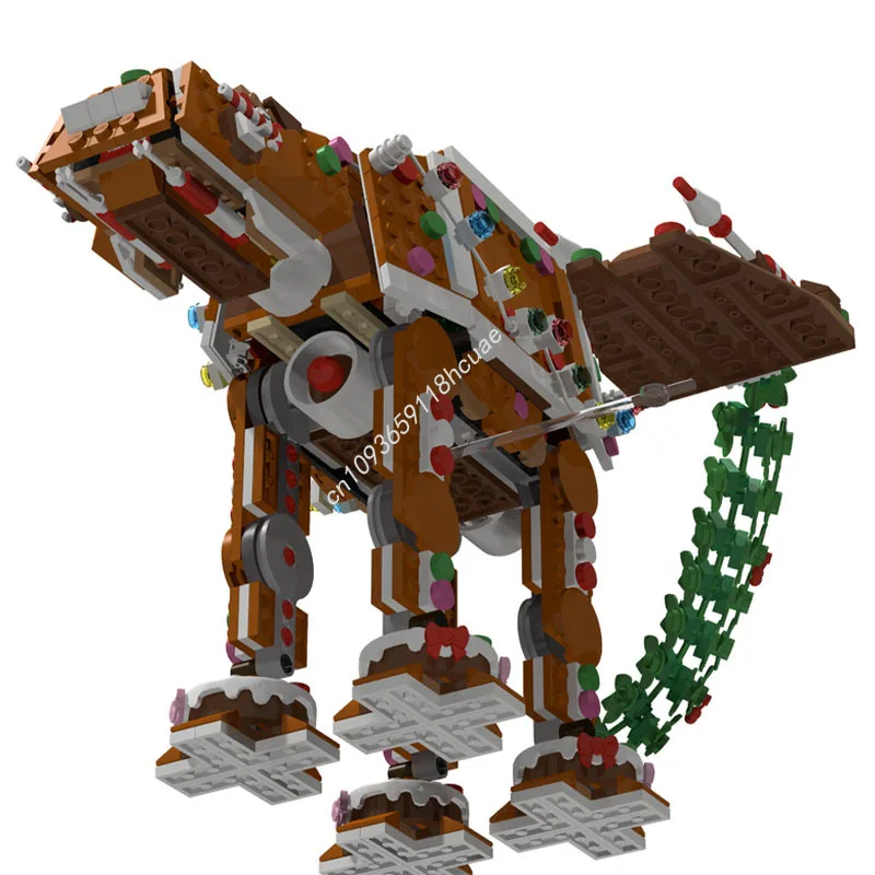 130 قطعة الزنجبيل AT-AT Snowspeeder Addon نموذج ستار معركة اللبنات لتقوم بها بنفسك التعليم الجمعية لعب للأطفال هدية الكريسماس #3