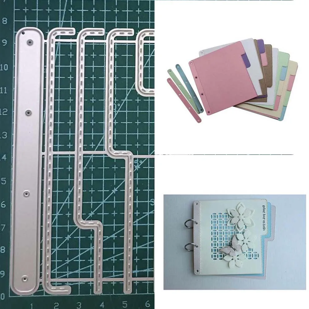 Matryce do cięcia metalu planer strony Album na zdjęcia diy do scrapbookingu dekoracyjne wytłaczanie ręcznie robione kartki matrycy