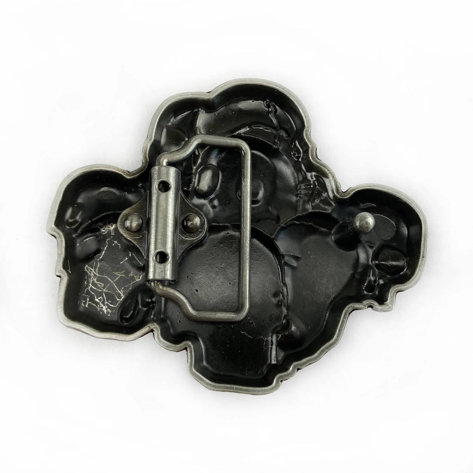 WesBuck Brand Cool Skulls Metal Vintage Belt Buckle Handmade Homemade Accessories Waistband DIY Western Cowboy Rock Style