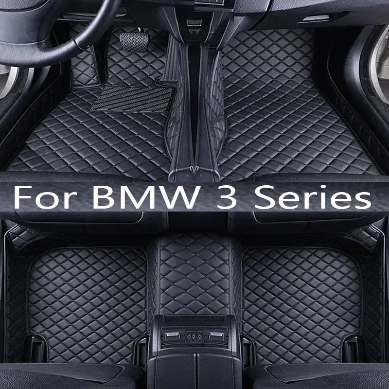 

Car Floor Mats For BMW 3 Series GT Gran Turismo F34 2013~2018 Protective Pad Mat Luxury Leather Rug Carpets Set Car Accessories