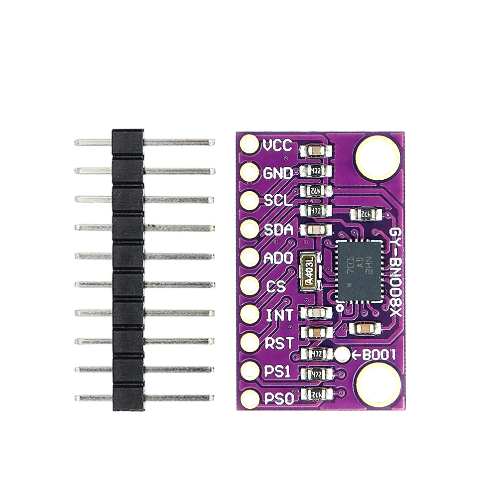 

BNO085 9DOF IMU AHRS Nine-Axis Orientation Sensor Module for Arduino VR AR ESP32 Robotics GY-BNO085 High Accuracy