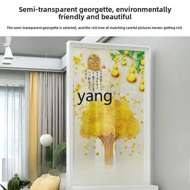 LMM porch cabinet living room partition rack shoe cabinet screen integrated simple wine cabinet