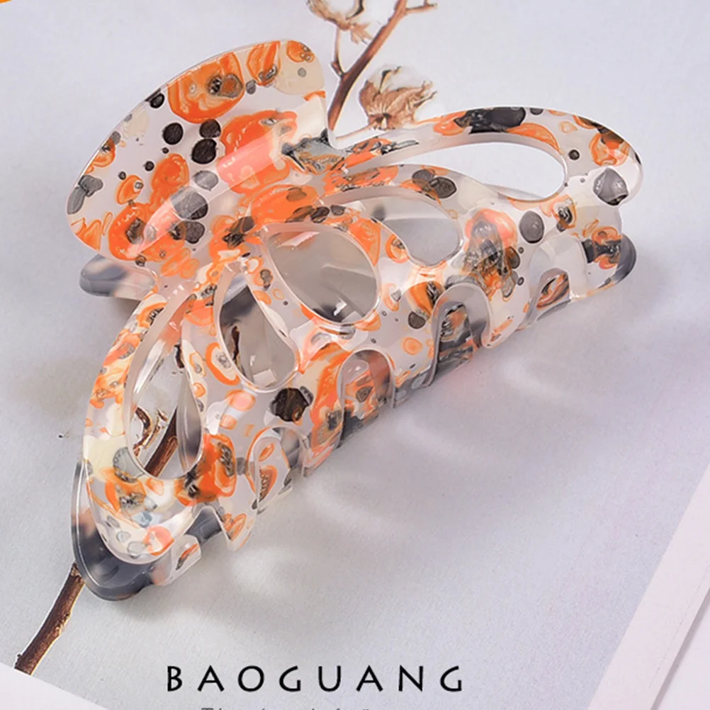 

1Pcs Safe and Durable Acrylic Hair Jaw Clips Fashionable and Versatile Hair Accessories for Women Ponytail Holder