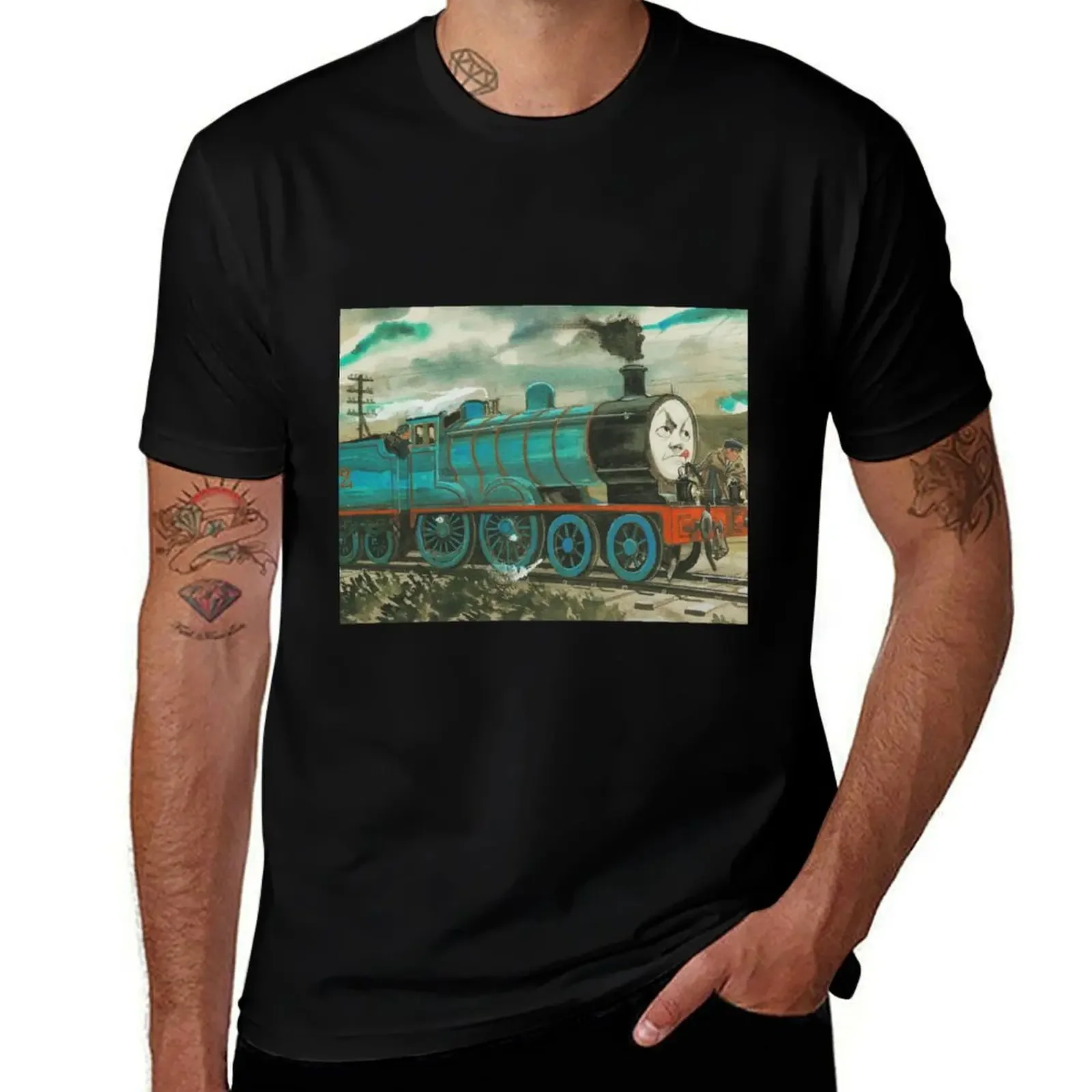 

Edward the Blue Engine: Edward's Exploit from The Railway Series T-Shirt rapper graphic tees custom shirt mens champion t shirts